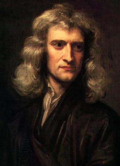 Sir Godfrey Kneller Isaac Newton oil painting picture